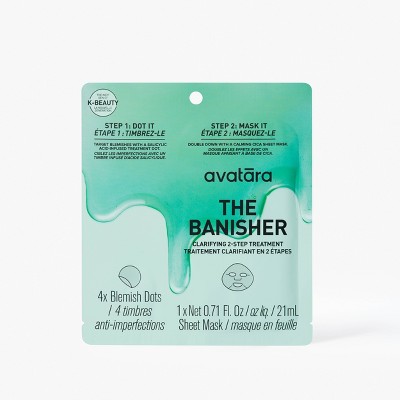 Avatara The Banisher 2 Step Clarifying Treatment - 0.71 fl oz: Hydrating, Face Application, Oily & Acne-Prone Skin, Vegan