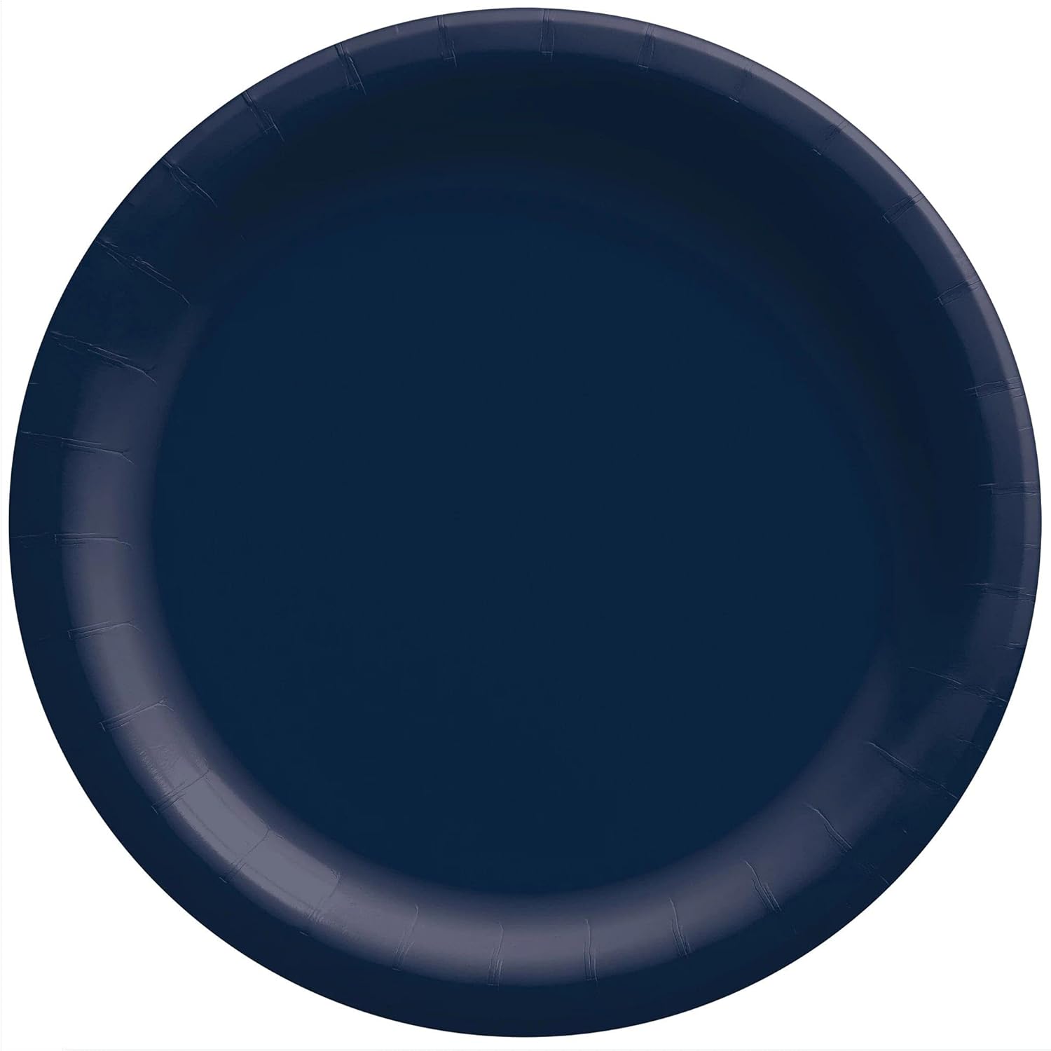 True Navy Round Paper Plates - 6.75" (Pack Of 20) - Perfect For Parties, Celebrations & Picnics