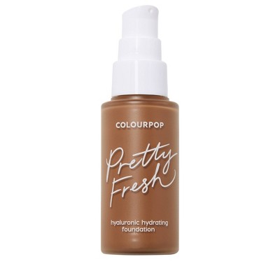 ColourPop Pretty Fresh Foundation - Deep Dark 190W - 1 fl oz: Medium Buildable Coverage, Finish, Face Application, Moisturizing