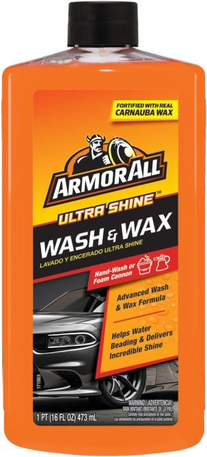 16oz Armor All Ultra Shine Car Wash and Wax Amazon