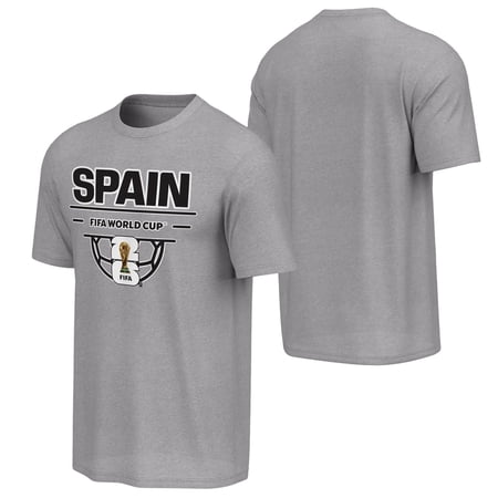 FIFA World Cup 2026 Men's Gray Spain Soccer Ball Tee