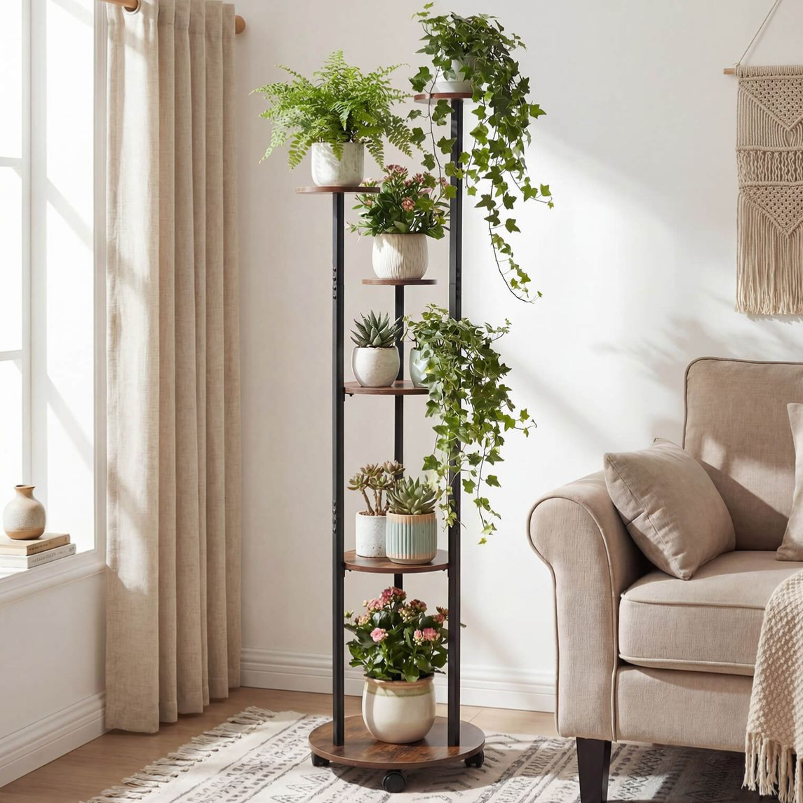 6-Tier Plant Stand with Grow Lights $43