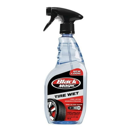 Black Magic Tire Wet 23 oz. Tire Shine Lasts Up to 4 Weeks - BM23