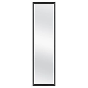 13.5" x 49.5" Room Essentials Framed Door Mirror (Black or White) $4.80 + Free Pickup