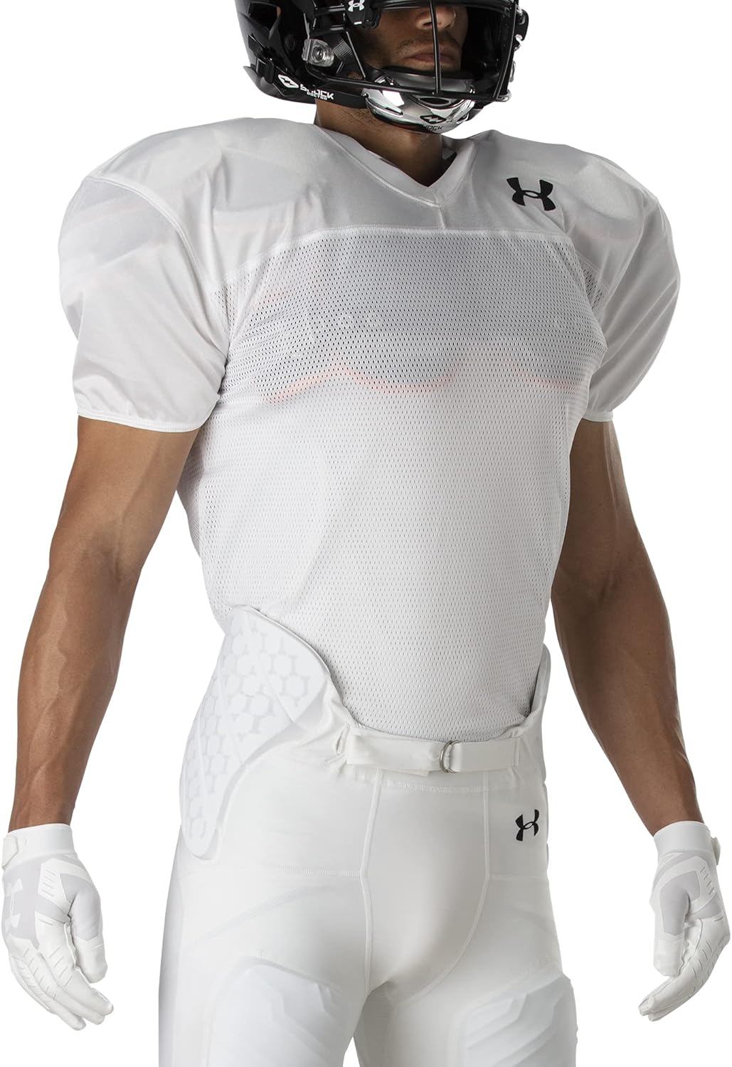 Under Armour Adult Practice Jersey, Small, White