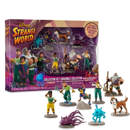 Disney Strange World Mini Figures Multipack, Includes 8 Figures, Great for Ages 4 Years and Older.
