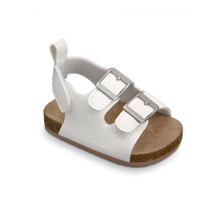 Carter's Child of Mine Infant Unisex Cork Sandals, Color Brown, Sizes (0-3) - (3-6) Months