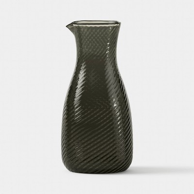 67.6 fl oz Glass Swirl Pitcher Green - Threshold™