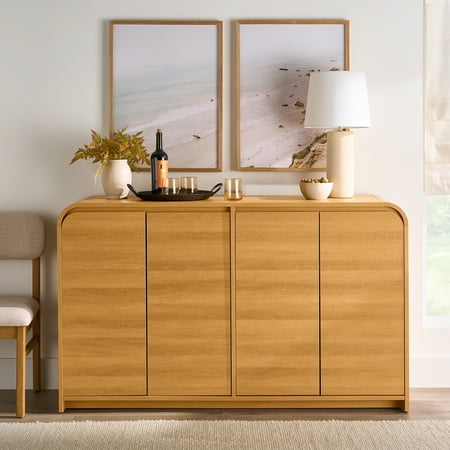 Better Homes & Gardens Juliet Sideboard, Light Honey Finish