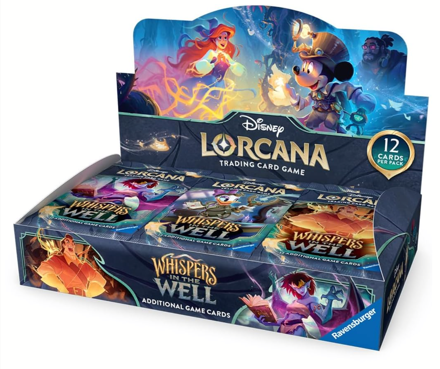 24-Count Ravensburger Disney Lorcana TCG: Whispers in The Well Booster Packs Amazon