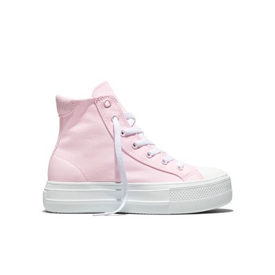 Converse Kids' Platform High Top Sneakers - Light Pink 3