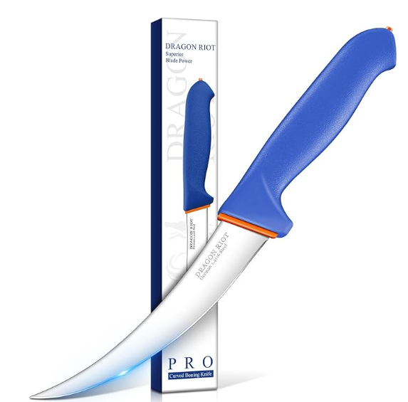Dragon Riot 6" Ultra Sharp German Stainless Steel Boning Knife Amazon