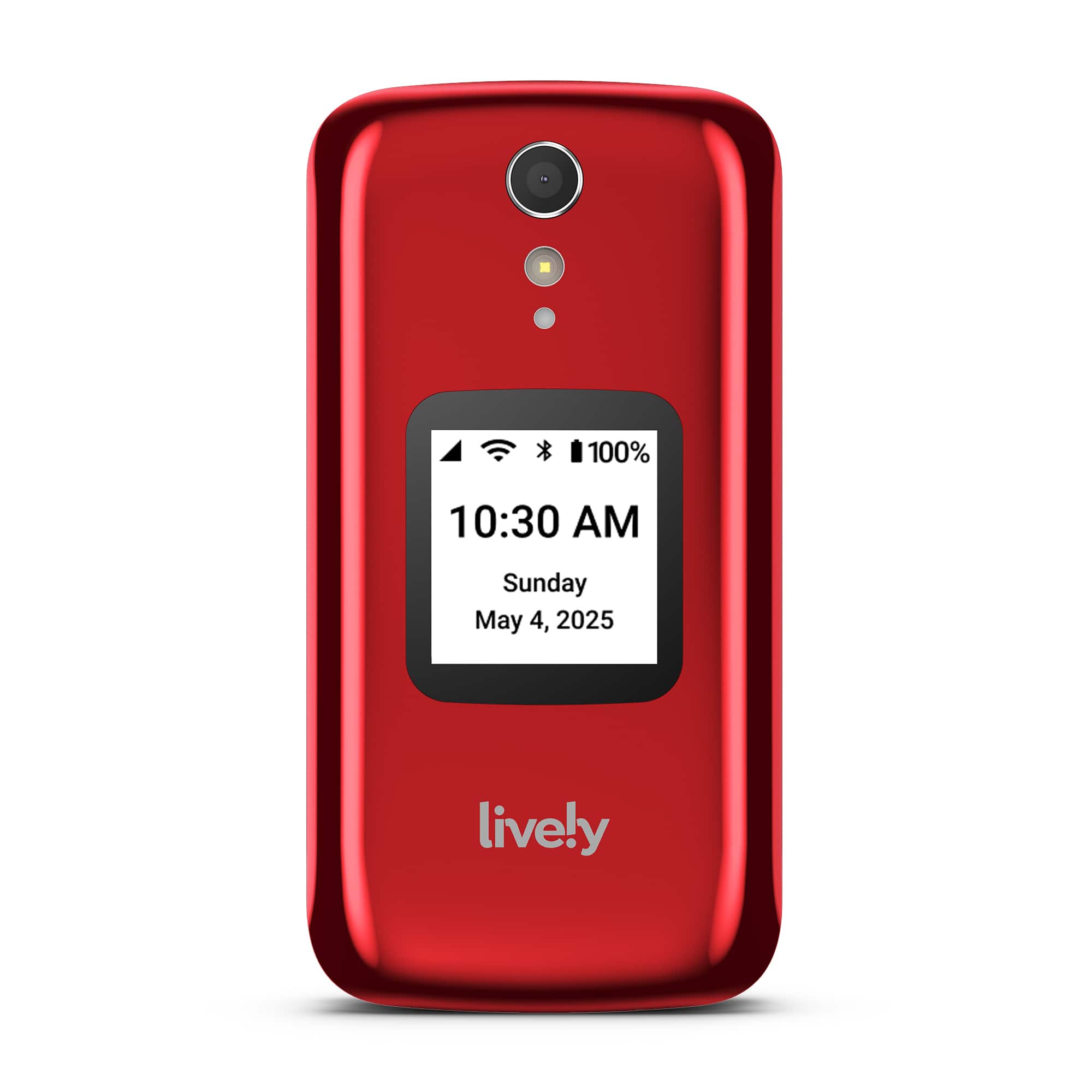 Lively® - Jitterbug Flip2 Cell Phone for Seniors - Red