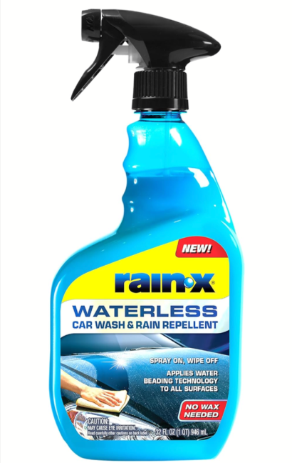32oz Rain-x Waterless Car Wash & Rain Repellent Walmart