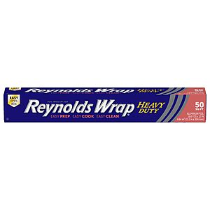 Select Accts: 50 Sq. Ft. Reynolds Wrap Heavy Duty Aluminum Foil $3.70 w/ S&S