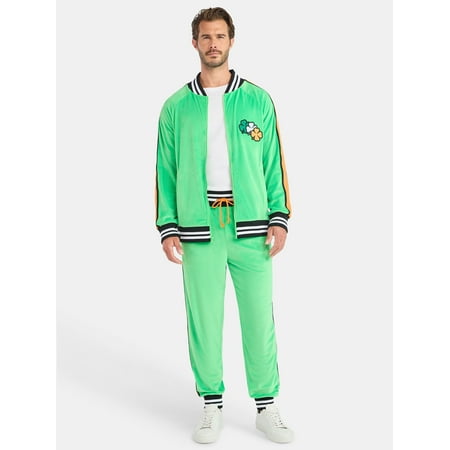 St. Patrick's Day Parade Men and Big Men's Tracksuit Set from Jolly Knits, 2-Piece, Sizes S-3XL