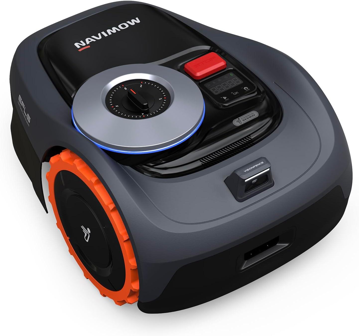 Segway Navimow i110N Perimeter Wire Free 1/4 Acre RTK+Vision Robotic Lawnmower Amazon