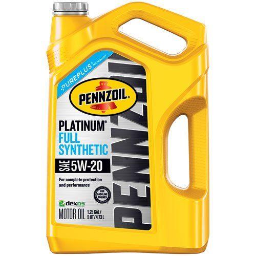 5-Qt Pennzoil Platinum 10W-30 Full Synthetic Motor Oil Amazon