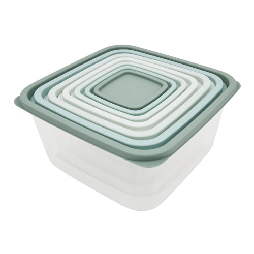 Mainstays 14-Piece Plastic Food Storage Set