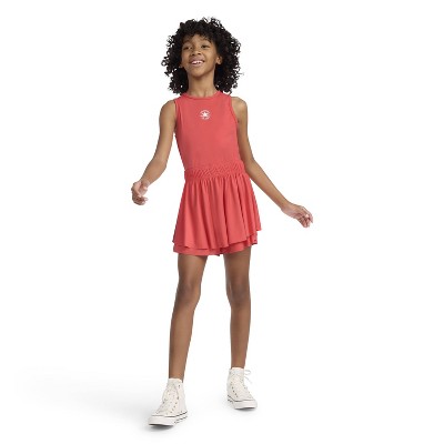 Converse® Girls' Tank Romper - Cherry Red S