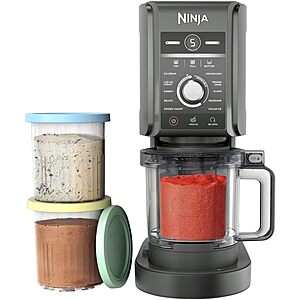 Refurb: Ninja Creami Deluxe 11-In-1 Ice Cream Maker w/ 2x 24oz. Deluxe Pints $100 + Free S&H w/ Prime