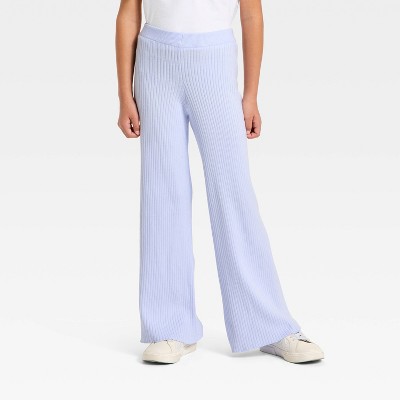 Girls' Relaxed Fit Sweater Pants - Cat & Jack™ Lavender XL