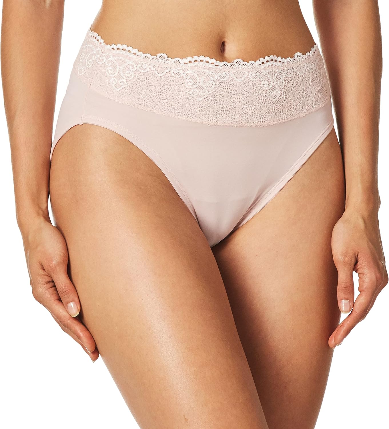 Bali Women's Hi-Cut Panties, High-Waisted Smoothing Panty, High-Cut Brief Underwear for Women, Comfortable Underpants