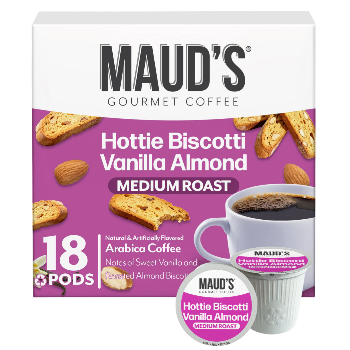 18ct Gourmet Flavored Coffee Pods $10