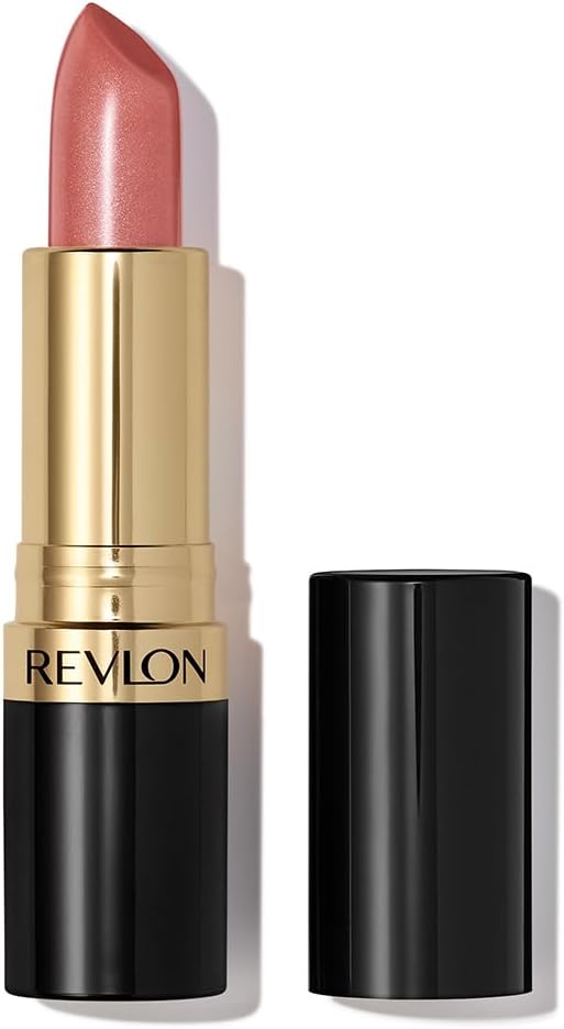 Revlon Super Lustrous Lipstick, Creamy Formula For Soft, Fuller-Looking Lips, Moisturized Feel, 801 After Glow, 0.15 oz
