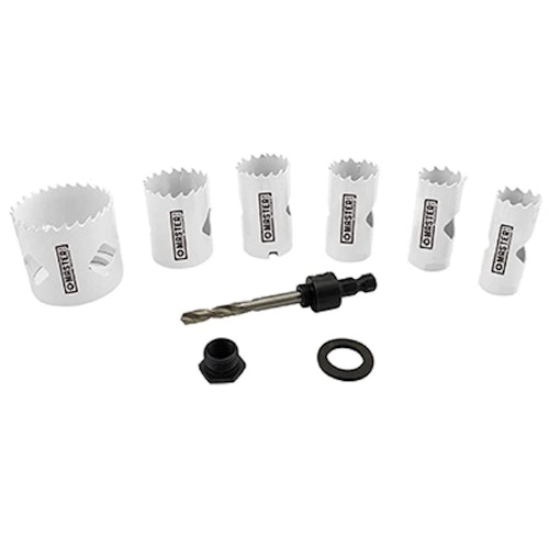 Master Mechanic 7-Piece Bi-Metal Hole Saw Kit