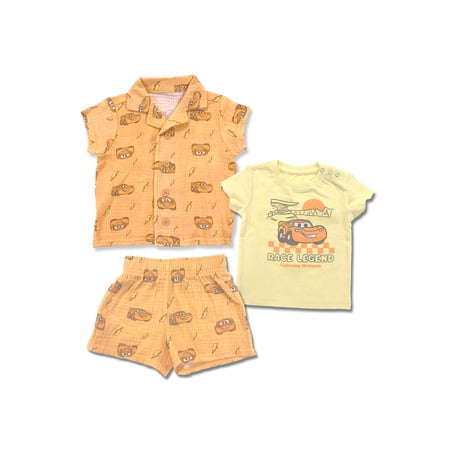 Cars, Baby Boy Three-Piece Set, Race Legend Springs, Sizes 0-24M