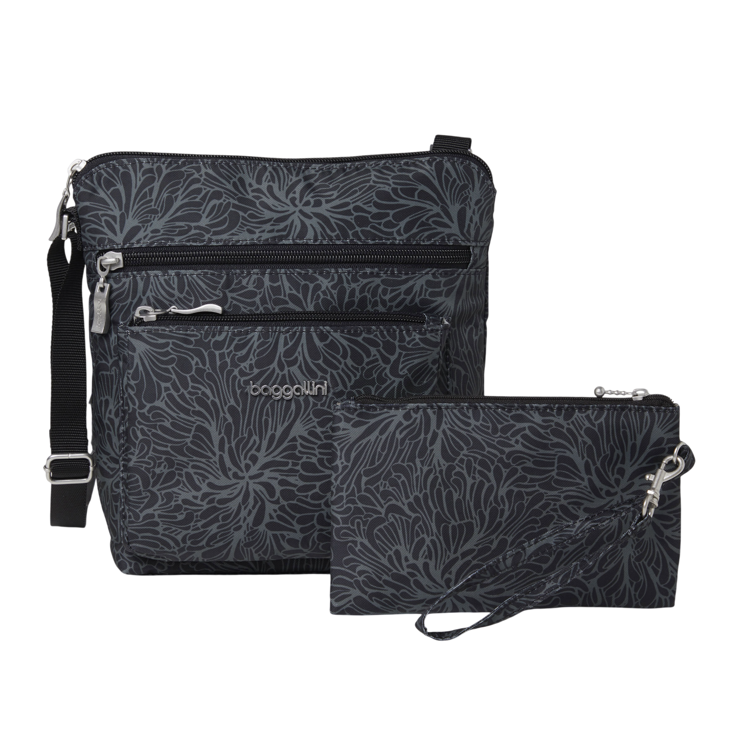 Baggallini RFID Crossbody + Wristlet, $29