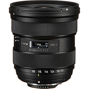 Tokina atx-i 11-16mm f/2.8 CF Lens for Nikon F $149 + Free S&H
