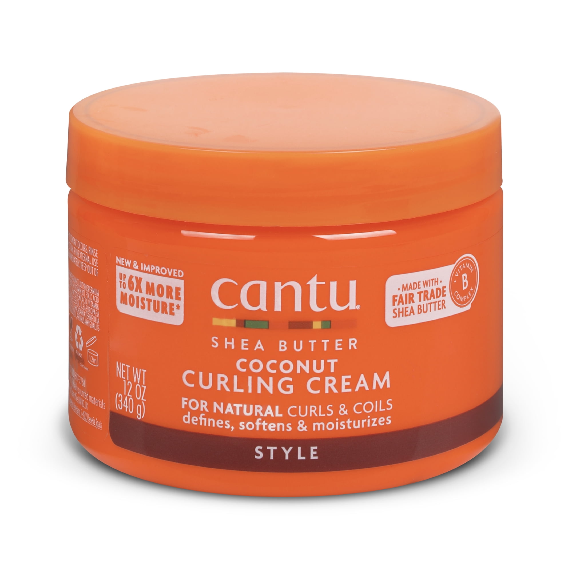Cantu Coconut Curling Cream with Shea Butter, 12 oz