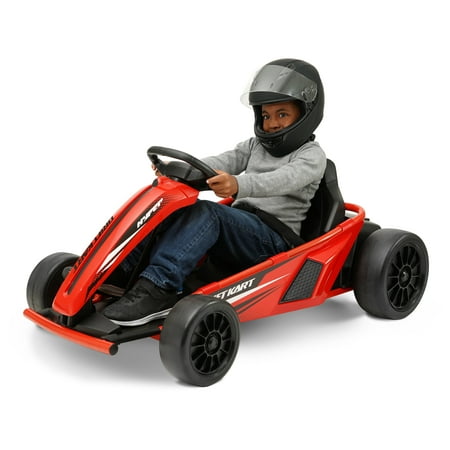 Hyper Toy Company, 24V Drift Kart Battery Powered Ride on, Children Ages 8-14, Red