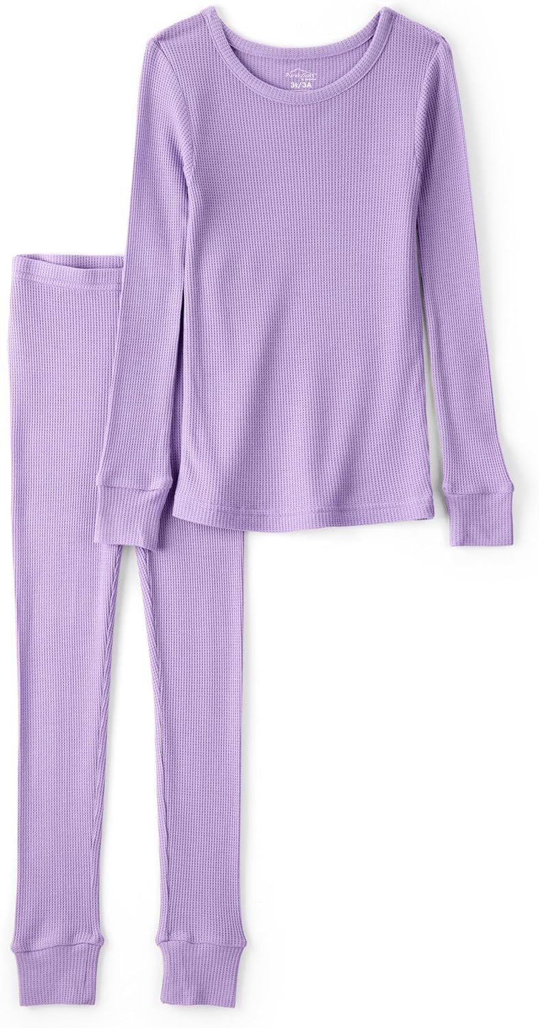 Carter's Girl PurelySoft Long-Sleeve 2-Piece Pajamas, Purple Solid, 3T