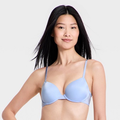 Women's Demi T-Shirt Push-Up Bra - Auden™ Light Blue 36C