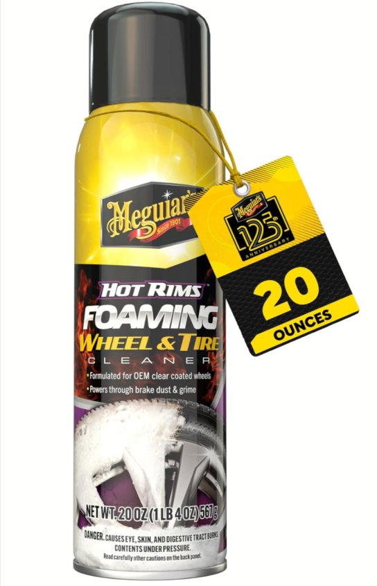 20oz Meguiar's Hot Rims Foaming Wheel & Tire Cleaner Amazon