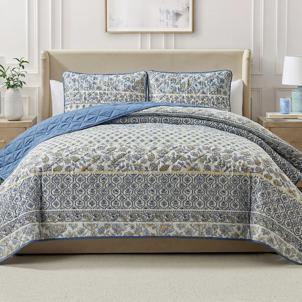 3pc King Quilt Set $21
