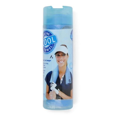 Frogg Toggs iCOOL PVA Cooling Towel, Reusable and Washable Towel, 26” x 17”, Sky Blue