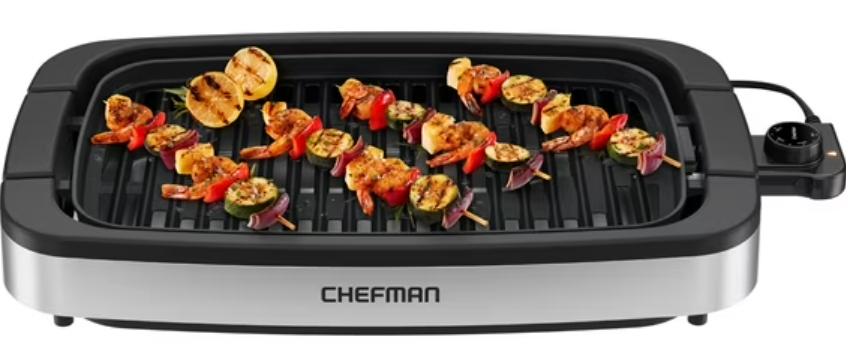 Chefman 6 Serving Electric Indoor Grill w/ Temperature Control Walmart