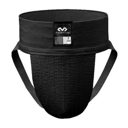 McDavid Athletic Supporter Adult Jock Strap, 2 Pack, Adult L, Black, Polyester