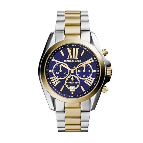 Michael Kors Bradshaw Chronograph Two-Tone Stainless Steel Watch Walmart