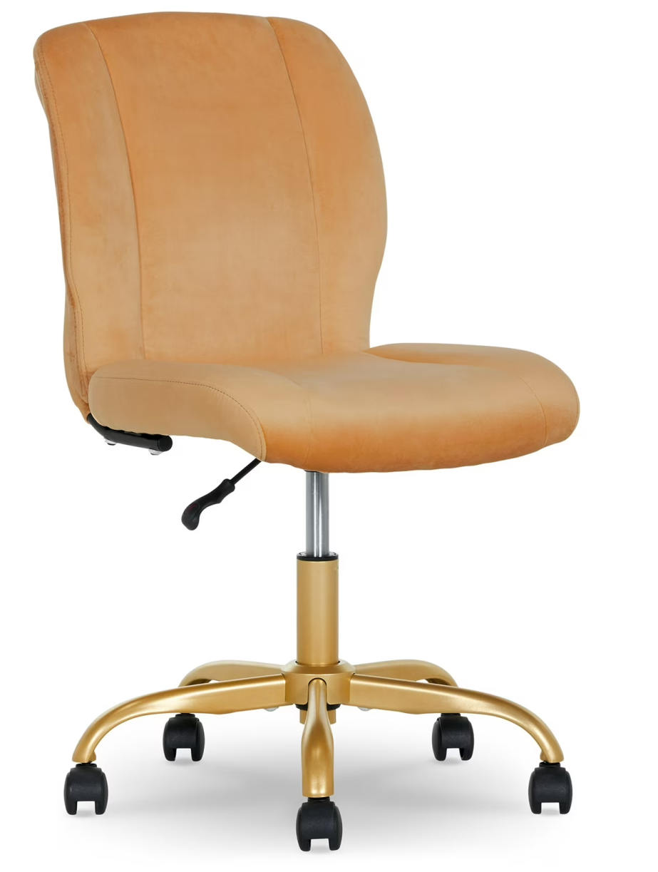 Mainstays Plush Velvet Office Chair Walmart