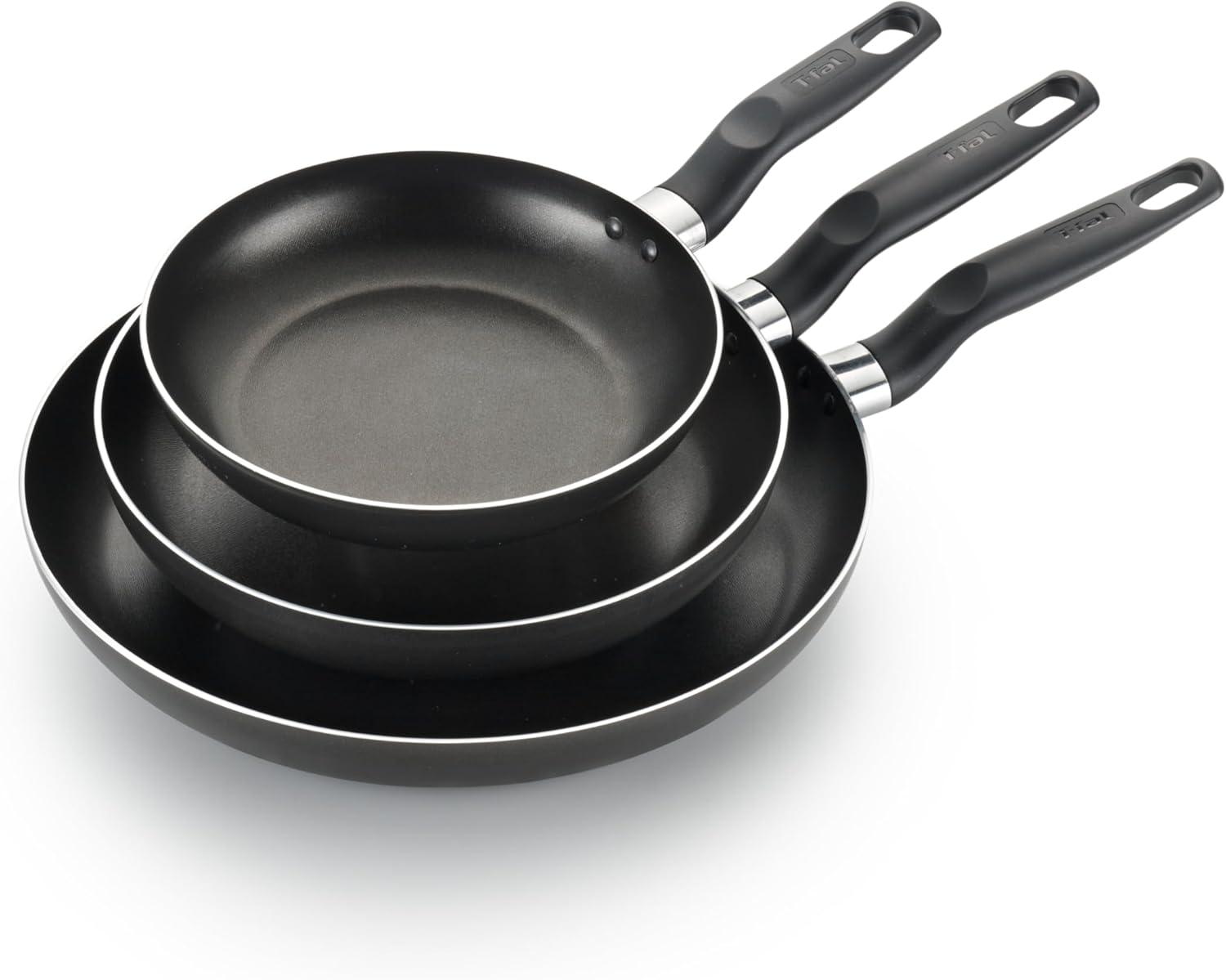 3-Piece T-Fal Classic Nonstick Fry Pan Set Amazon
