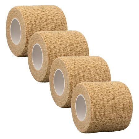 McDavid Sport Self-Stick Athletic Tape 4pk Tan, Not Precut