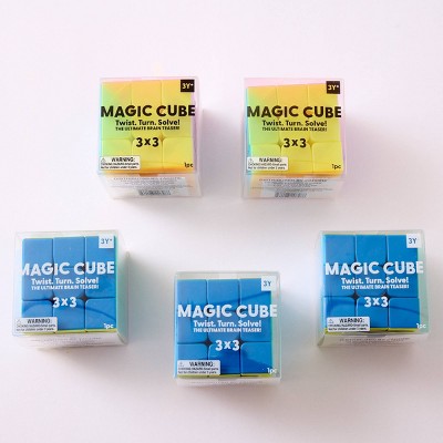 J'adore Magic Cube Puzzle Toy - 5pk