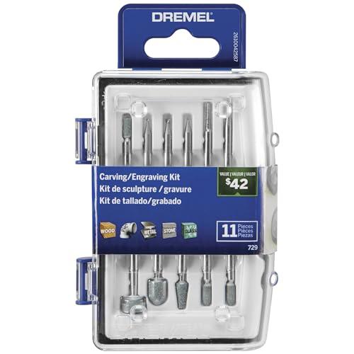 11-Piece Dremel Carving & Engraving Rotary Tool Accessories Kit Amazon