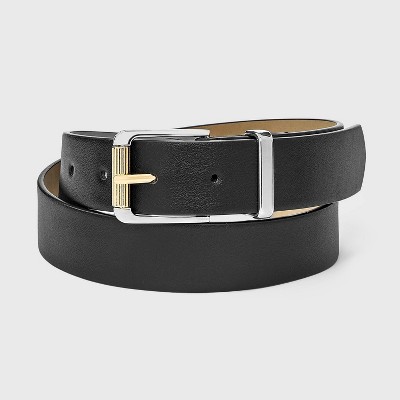 Two-toned Buckle Belt - A New Day™ Black M