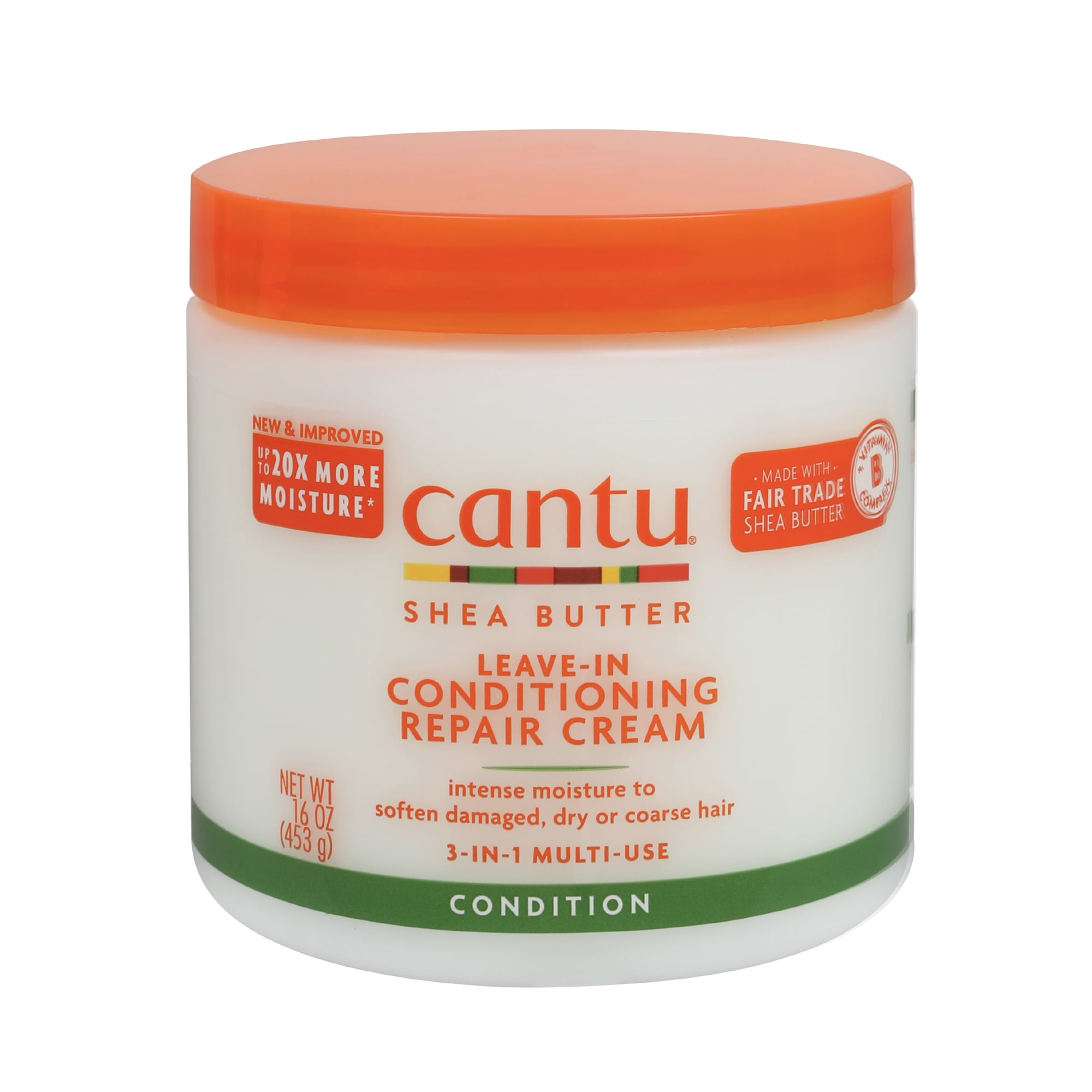 Cantu Shea Butter Leave-In Conditioning Repair Cream, 16 oz